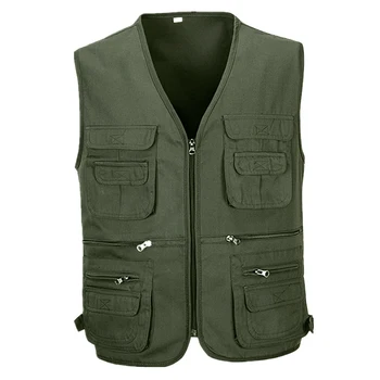 Men's Fishing Vest With Multi-Pocket Zip For Photography / Hunting / Travel Outdoor Sport Outdoor Sport Jacket
Men's Fishing Vest With Multi-Pocket Zip For Photography / Hunting / Travel Outdoor Sport Outdoor Sport Jacket