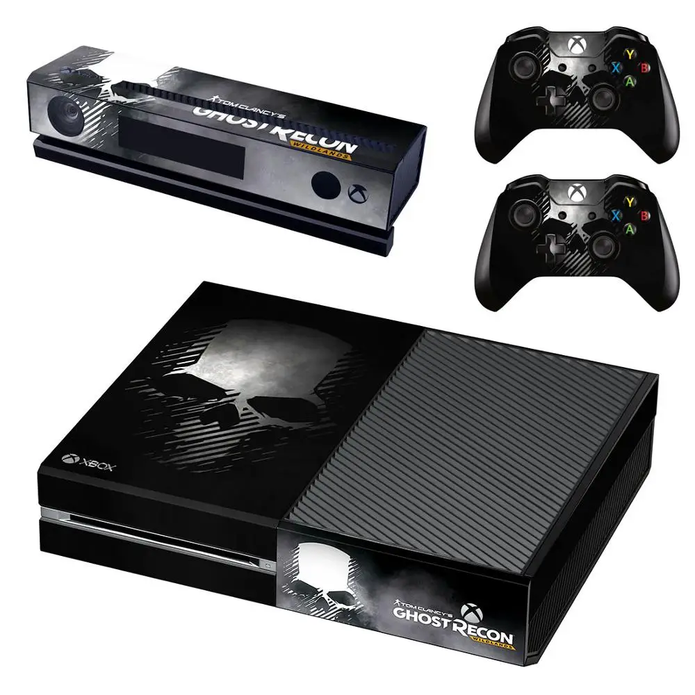 Фото Наклейка Ghost Recon Wild Land для Xbox One консоли Kinect и 2 контроллеры Виниловая наклейка на