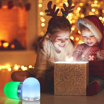 Mini LED Night Light Remote Control Bedside Lamp Dimmable RGB Color Change Stylish Cool Round Lights Bedside Sleep Night Light
Mini LED Night Light Remote Control Bedside Lamp Dimmable RGB Color Change Stylish Cool Round Lights Bedside Sleep Night Light