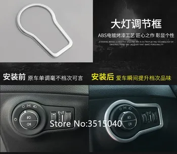 For Jeep Compass 2017 1 PC Brand New High Quality ABS Chrome Frame Headlight Adjustment Cover Trims Car Styling Accessories
For Jeep Compass 2017 1 PC Brand New High Quality ABS Chrome Frame Headlight Adjustment Cover Trims Car Styling Accessories