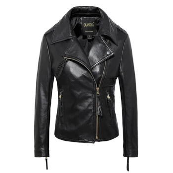 Free shipping,Brand simple style Genuine leather womens casual jackets.plus size soft sheepskin jacket,sales.slim clothing
Free shipping,Brand simple style Genuine leather womens casual jackets.plus size soft sheepskin jacket,sales.slim clothing