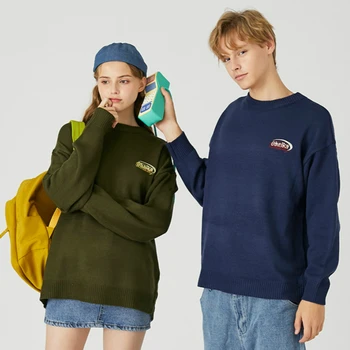 MERRY PRETTY Women Man Knitted Sweaters Letter Embroidery O-Neck Sweater 2020 Spring Winter Korean Style Warm Jumper Pullover
MERRY PRETTY Women Man Knitted Sweaters Letter Embroidery O-Neck Sweater 2020 Spring Winter Korean Style Warm Jumper Pullover