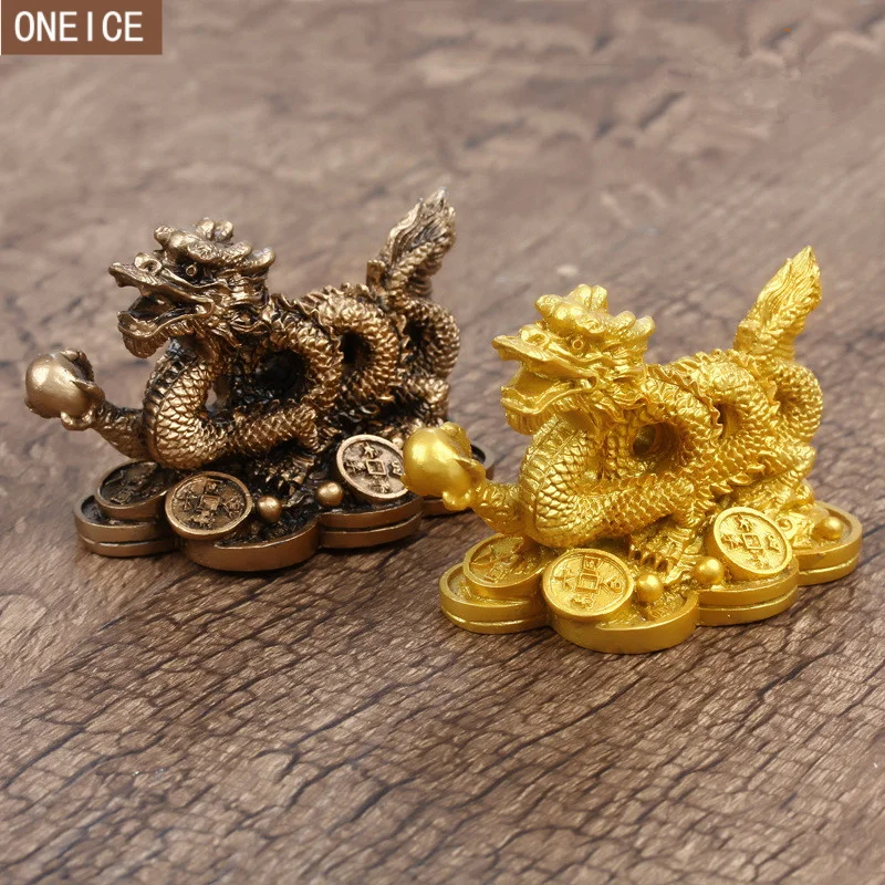 Zodiac dragon Statue Small Model High Quality Resin Home Decoration Golden Antique Copper Mini Dragon Miniature Model
Zodiac dragon Statue Small Model High Quality Resin Home Decoration Golden Antique Copper Mini Dragon Miniature Model