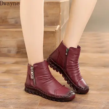 2019 autumn Korean version of the new handmade leather soft bottom fashion women's boots
2019 autumn Korean version of the new handmade leather soft bottom fashion women's boots