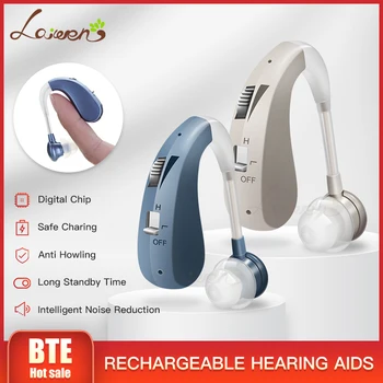 Rechargeable Mini Digital Hearing Aid Sound Amplifiers Wireless Ear Aids for Elderly Moderate to Severe Loss Drop Shipping
Rechargeable Mini Digital Hearing Aid Sound Amplifiers Wireless Ear Aids for Elderly Moderate to Severe Loss Drop Shipping