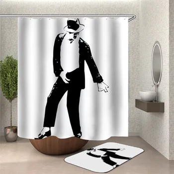 Gentleman Printed 3d Bath Curtains Waterproof Polyester Fabric Washable Bathroom Shower Curtain Screen with Hooks Accessories 
Gentleman Printed 3d Bath Curtains Waterproof Polyester Fabric Washable Bathroom Shower Curtain Screen with Hooks Accessories