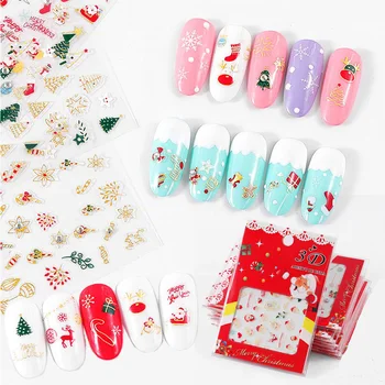 4Pcs/Set 3D Christmas Snowflake Sticker on Nails Xmas Santa Snowman Adhesive Manicure Tip Santa Elk Letter Slider Nail Decals
4Pcs/Set 3D Christmas Snowflake Sticker on Nails Xmas Santa Snowman Adhesive Manicure Tip Santa Elk Letter Slider Nail Decals