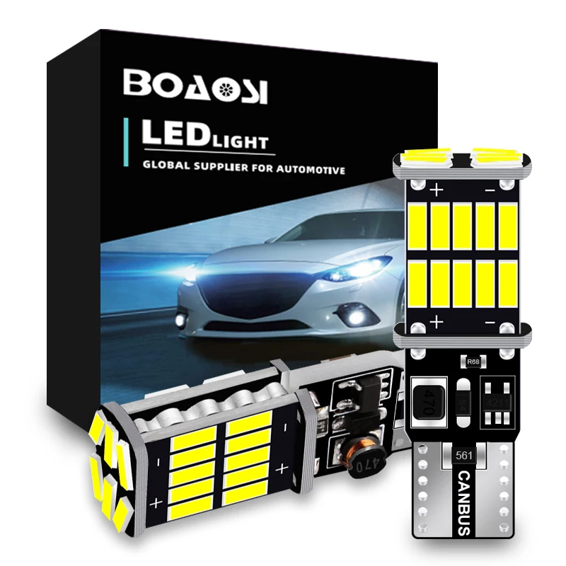 BOAOSI 2x T10 4014SMD светодиодный ошибок бровей век светильник лампочка для Защитные