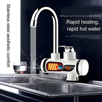 Electric Kitchen Water Heater Faucet Instant Hot Temperature Cold Heating Tap Tankless Wall Instantaneous Water Heater
Electric Kitchen Water Heater Faucet Instant Hot Temperature Cold Heating Tap Tankless Wall Instantaneous Water Heater