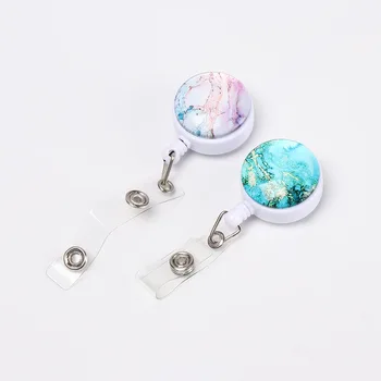 New Design Retractable Nurse Badge Reel Clip Starry Sky Marble Pattern IC Identification Card Plate Holder Key Ring ID Lanyard
New Design Retractable Nurse Badge Reel Clip Starry Sky Marble Pattern IC Identification Card Plate Holder Key Ring ID Lanyard