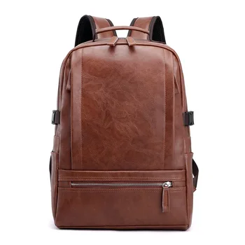 New Casual Pu Shoulder Bag Men Fashion Simple Outdoor Travel Backpack Large Capacity Computer Bag 
New Casual Pu Shoulder Bag Men Fashion Simple Outdoor Travel Backpack Large Capacity Computer Bag