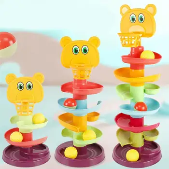 1 Set Funny Kid Track Sliding Ball Tower Toy Education Stacking Toy with 3 Balls 
1 Set Funny Kid Track Sliding Ball Tower Toy Education Stacking Toy with 3 Balls