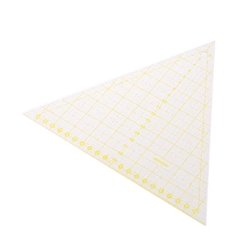 1 Pc Transparent Quilter Ruler Large Triangular Sewing Ruler Tool with Grid Lines Patchwork Ruler
1 Pc Transparent Quilter Ruler Large Triangular Sewing Ruler Tool with Grid Lines Patchwork Ruler