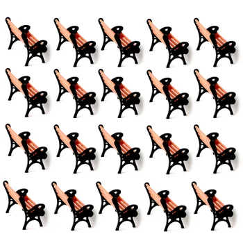 20pcs 1/75 Scale Park Benches Model DIY Sand Table Layout Architecture Model - Black + Orange
20pcs 1/75 Scale Park Benches Model DIY Sand Table Layout Architecture Model - Black + Orange