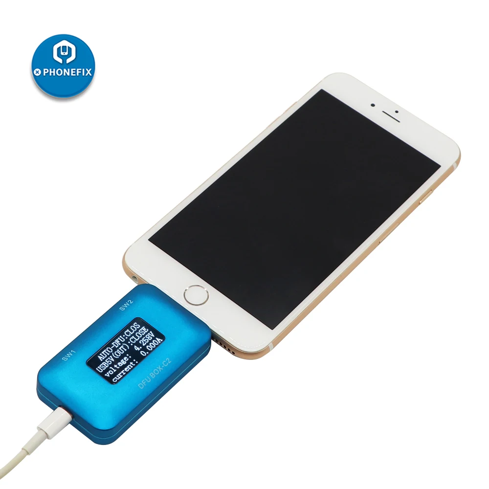 JC DFU BOX C2 Restore Reboot for iPhone Motherboard One Key DFU IOS USB Current Voltage Display SN ECID MODEL Information Read
JC DFU BOX C2 Restore Reboot for iPhone Motherboard One Key DFU IOS USB Current Voltage Display SN ECID MODEL Information Read