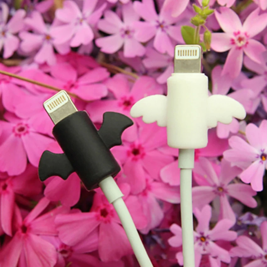 2Pcs/set Cute Angel Cable Protector Earphone USB Line Holder Silicone Charging Cable Anti-break Protection Accessories 2 colors
2Pcs/set Cute Angel Cable Protector Earphone USB Line Holder Silicone Charging Cable Anti-break Protection Accessories 2 colors