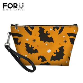 FORUDESIGNS Bat Printing Women Cosmetic PU Makeup Bags Girls Female Zipper Purse Small Pouch Beauty Organizer Case Cosmetic Bags
FORUDESIGNS Bat Printing Women Cosmetic PU Makeup Bags Girls Female Zipper Purse Small Pouch Beauty Organizer Case Cosmetic Bags