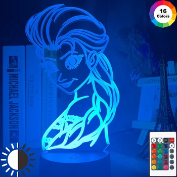 Queen Elsa of Arendelle Figure Led Night Light Color Changing Touch Sensor Atmosphere Light for Girl Bedroom Decor Table Lamp 3d
Queen Elsa of Arendelle Figure Led Night Light Color Changing Touch Sensor Atmosphere Light for Girl Bedroom Decor Table Lamp 3d