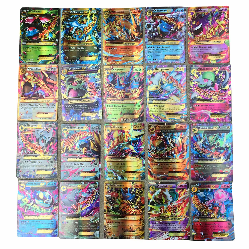 70pcs New Pokemon Pet Gx Mega Ex Flash Trading Card Game Set Pocket Monster English Version Battle Collection Kids Toy Gift
70pcs New Pokemon Pet Gx Mega Ex Flash Trading Card Game Set Pocket Monster English Version Battle Collection Kids Toy Gift