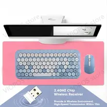 Mofii honey 2.4G Wireless keyboard Mouse Combo Mixed Color 83 Key Honeycomb Key Caps Mini Portable for Phone/Tablet/Laptop
Mofii honey 2.4G Wireless keyboard Mouse Combo Mixed Color 83 Key Honeycomb Key Caps Mini Portable for Phone/Tablet/Laptop