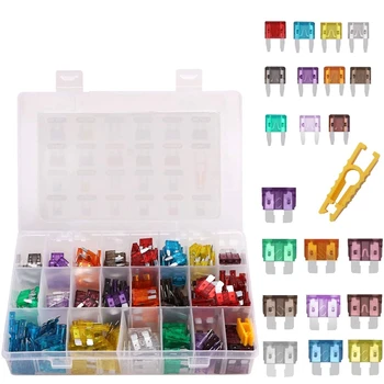 300PCS Car Fuses, Blade Fuse Assortment Set for Auto Fuses Replacement, Multi-Function Blade Fuses Kit with Carrying Box
300PCS Car Fuses, Blade Fuse Assortment Set for Auto Fuses Replacement, Multi-Function Blade Fuses Kit with Carrying Box