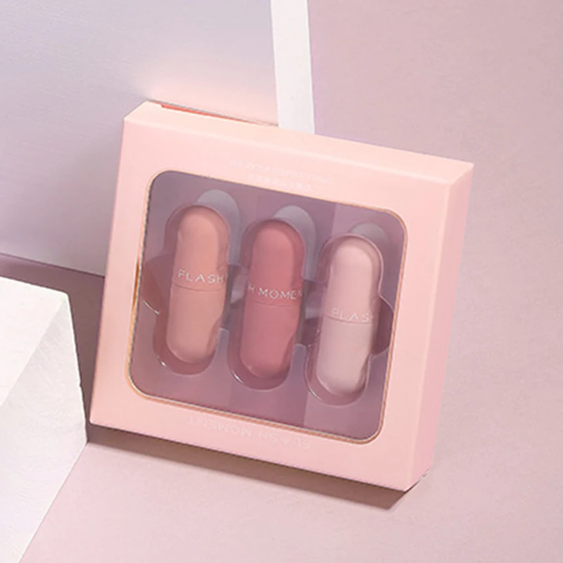Mini capsule lip glaze mirror matte velvet three series lip glaze set lasting moisturizing non-stick cup creative lipstick BBB2
Mini capsule lip glaze mirror matte velvet three series lip glaze set lasting moisturizing non-stick cup creative lipstick BBB2