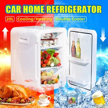Mini Refrigerators 20L Car Refrigerator Freezer Car Dual-use Cooler Warmer Box Cooling Refrigerator Food Fruit Storage Fridge
Mini Refrigerators 20L Car Refrigerator Freezer Car Dual-use Cooler Warmer Box Cooling Refrigerator Food Fruit Storage Fridge