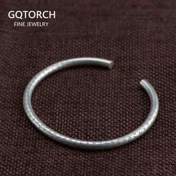 990 Sterling Silver Round Solid Stick Bangles For Women The Heart Sutra Engraved Ethnic Buddhism Spiritual Jewelry 
990 Sterling Silver Round Solid Stick Bangles For Women The Heart Sutra Engraved Ethnic Buddhism Spiritual Jewelry