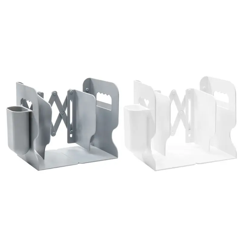 Adjustable Retractable Book Holder Bookends with Pen Holder Students Desk Magazine File Organizer Office Stand Rack Save space
Adjustable Retractable Book Holder Bookends with Pen Holder Students Desk Magazine File Organizer Office Stand Rack Save space