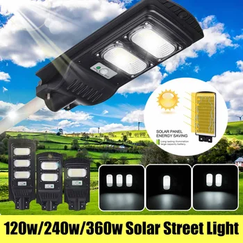 120/240/360W Solar Street Light Dusk to Dawn Outdoor Security Light 7000K IP65 Waterproof Floodlight Yard Light
120/240/360W Solar Street Light Dusk to Dawn Outdoor Security Light 7000K IP65 Waterproof Floodlight Yard Light
