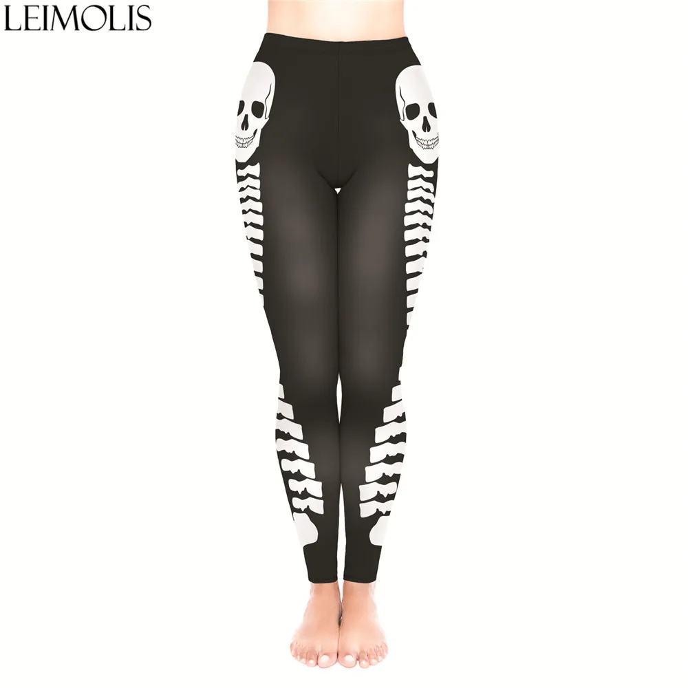 LEIMOLIS 3D print Gothic skeleton skull black fitness push up workout leggings women plus size High Waist punk rock sexy leggins
LEIMOLIS 3D print Gothic skeleton skull black fitness push up workout leggings women plus size High Waist punk rock sexy leggins