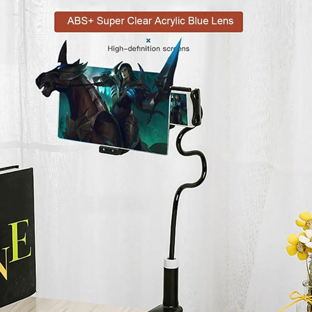 360 Rotating Flexible Long Arm lazy Phone Holder Desk Stand 8/12 inch 3D Screen Amplifier Mobile Phone Magnifying Universal
360 Rotating Flexible Long Arm lazy Phone Holder Desk Stand 8/12 inch 3D Screen Amplifier Mobile Phone Magnifying Universal