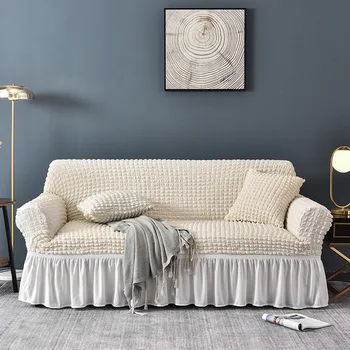 1 2 3 4 Seater Jacquard Sofa Covers Couch Covers Bubble Lattice Elegant Stretch Furniture Elastic Protector with Skirt
1 2 3 4 Seater Jacquard Sofa Covers Couch Covers Bubble Lattice Elegant Stretch Furniture Elastic Protector with Skirt