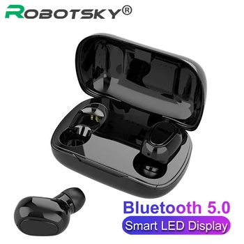 L21 TWS Bluetooth Earphone V5.0 Wireless HIFI Stereo Noise Conceling Sport Waterproof Headset With Mic for Xiaomi Samsung Huawei
L21 TWS Bluetooth Earphone V5.0 Wireless HIFI Stereo Noise Conceling Sport Waterproof Headset With Mic for Xiaomi Samsung Huawei