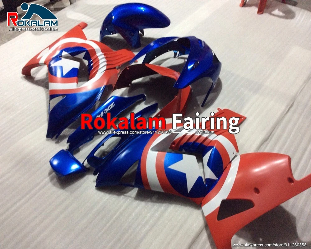 Обтекатели для мотоциклов Kawasaki Ninja ZX14R 2006 2011 07 08 09 10, синие, красные, белые (литьё под давлением)
Обтекатели для мотоциклов Kawasaki Ninja ZX14R 2006 2011 07 08 09 10, синие, красные, белые (литьё под давлением)