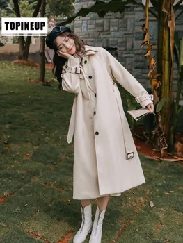 2020 popularity retro lazy wind simple Joker loose woolen coat womens Belt single-breasted long knee-length woolen coat
2020 popularity retro lazy wind simple Joker loose woolen coat womens Belt single-breasted long knee-length woolen coat