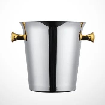 1pc Stainless Steel Wine Cooler Simple Practical Champagne Bucket Wine Bucket Ice Bucket for Club
1pc Stainless Steel Wine Cooler Simple Practical Champagne Bucket Wine Bucket Ice Bucket for Club