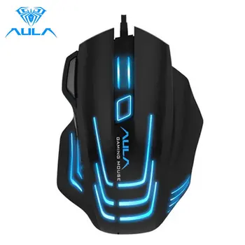 AULA S18 Backlit Gaming Mouse 7 Buttons Programming 4000 DPI Adjustable Optical Wired USB Mouse with Fire Keys for FPS Gamer
AULA S18 Backlit Gaming Mouse 7 Buttons Programming 4000 DPI Adjustable Optical Wired USB Mouse with Fire Keys for FPS Gamer