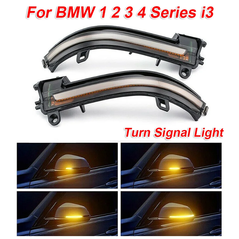 2pcs Amber LED Car Side Mirror Turn Signal Lights Sequential Flowing Set For BMW
2pcs Amber LED Car Side Mirror Turn Signal Lights Sequential Flowing Set For BMW