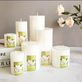 7pcs Plant Jasmine Candle White Light Romantic Long Pillar Scented Candles Birthday Tea Light Candele Decorative Candles 30 
7pcs Plant Jasmine Candle White Light Romantic Long Pillar Scented Candles Birthday Tea Light Candele Decorative Candles 30