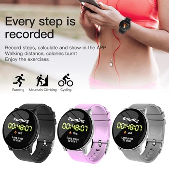Smart Watch 1.3Inch Screen Waterproof Fitness Tracking Muiltfunction Wristwatch DQ-Drop
Smart Watch 1.3Inch Screen Waterproof Fitness Tracking Muiltfunction Wristwatch DQ-Drop