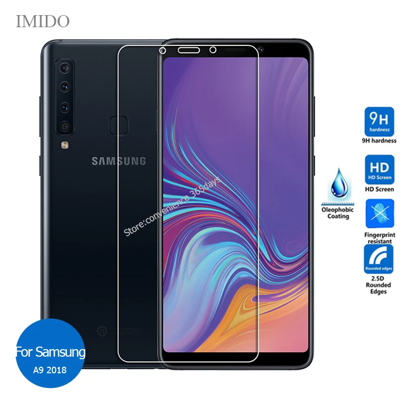 Защитное стекло закаленное для Samsung Galaxy A7 2018 A9 A8S A6S A9S 7 9 8S 6S 9S 750F 920F Sm A750F A920F |