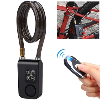 4 Digit Password Lock,Anti-theft Security Wireless Remote Control Alarm Intelligent Bluetooth Remote Control Bicycle Lock Alarm
4 Digit Password Lock,Anti-theft Security Wireless Remote Control Alarm Intelligent Bluetooth Remote Control Bicycle Lock Alarm