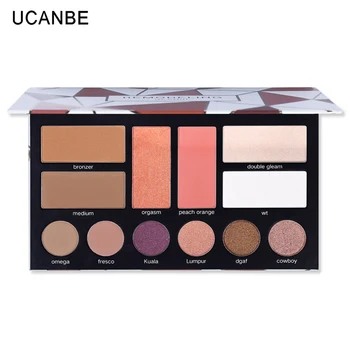 4 in 1 Eyeshadow Blush Highlighter Cosmetic Palette Waterproof Smudge-proof Multifunctional Makeup Palette A8
4 in 1 Eyeshadow Blush Highlighter Cosmetic Palette Waterproof Smudge-proof Multifunctional Makeup Palette A8