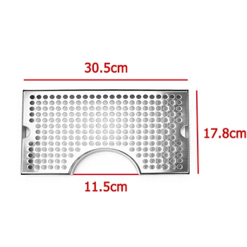 Stainless Surface Mount 3" Column Beer Drip Tray Cut-Out No Drain for Draft Beer Tower with 4.5" Diameter Column Accessories Bar 
Stainless Surface Mount 3" Column Beer Drip Tray Cut-Out No Drain for Draft Beer Tower with 4.5" Diameter Column Accessories Bar