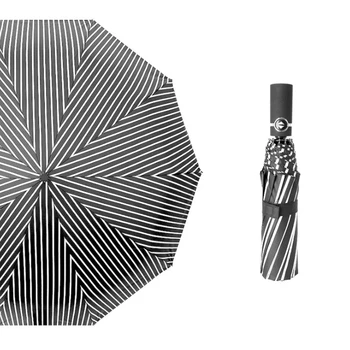 10 bone automatic black plastic umbrella to increase folding three fold umbrella business umbrella
10 bone automatic black plastic umbrella to increase folding three fold umbrella business umbrella