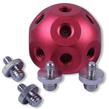 Versatile Metal Magic Ball +4 1/4-3/8"Adapter Screw for Camera Holder Umbrella Bracket Flash Mount Light Stand Tripod Ballhead
Versatile Metal Magic Ball +4 1/4-3/8"Adapter Screw for Camera Holder Umbrella Bracket Flash Mount Light Stand Tripod Ballhead