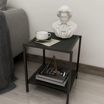 JURMERRY Metal End Table Coffee Tables Modern 15 Inch Square Metal Frame Open Shelf Storage Easy Assembly Black/White Color
JURMERRY Metal End Table Coffee Tables Modern 15 Inch Square Metal Frame Open Shelf Storage Easy Assembly Black/White Color