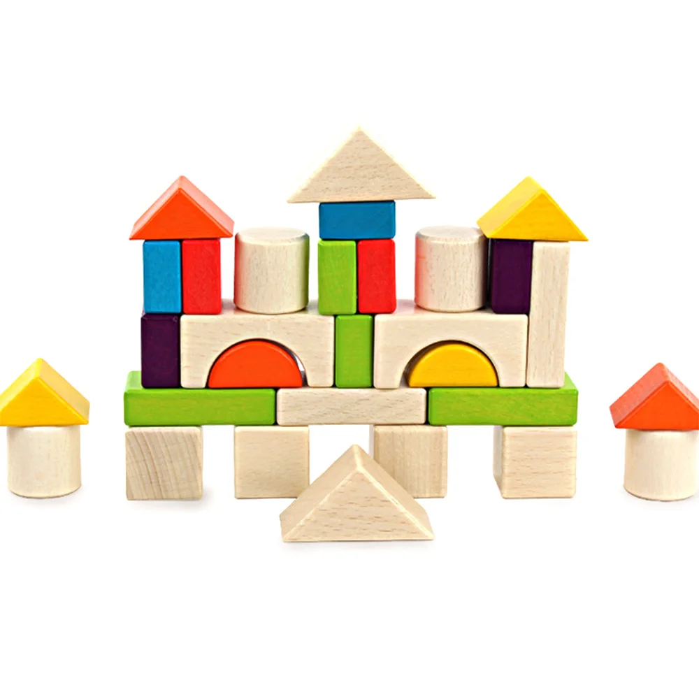 High Quality Wooden 30 Pieces Color Wooden Boxed Wooden Blocks Children's Building Blocks Toys For Early Educational
High Quality Wooden 30 Pieces Color Wooden Boxed Wooden Blocks Children's Building Blocks Toys For Early Educational