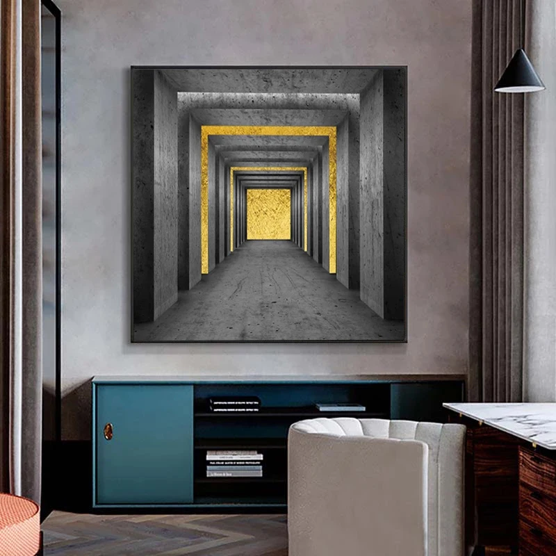 Black and Yellow Endless Hallway Canvas Painting Modern Abstract Posters and Print Nordic Wall Art Picture for Living Room Decor
Black and Yellow Endless Hallway Canvas Painting Modern Abstract Posters and Print Nordic Wall Art Picture for Living Room Decor